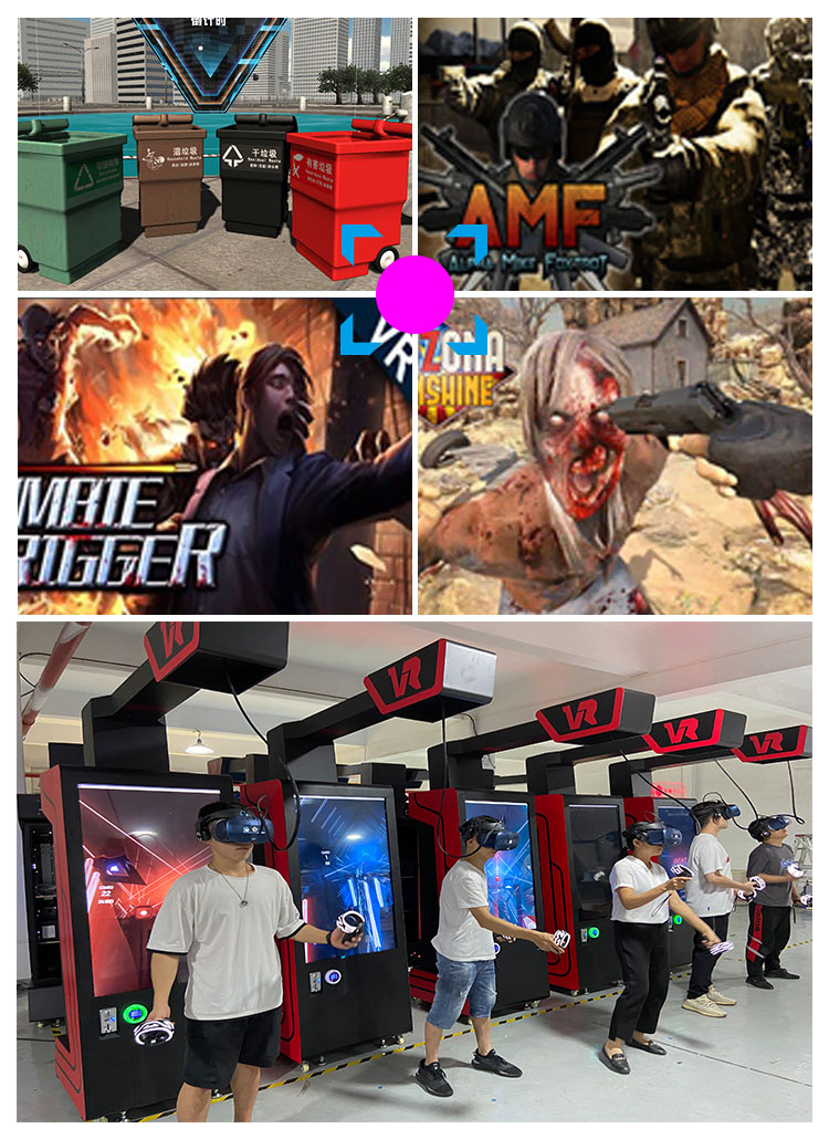 Self - Service Arcade 9D Virtual Reality Game Machine With 55 Inch Touch Screen