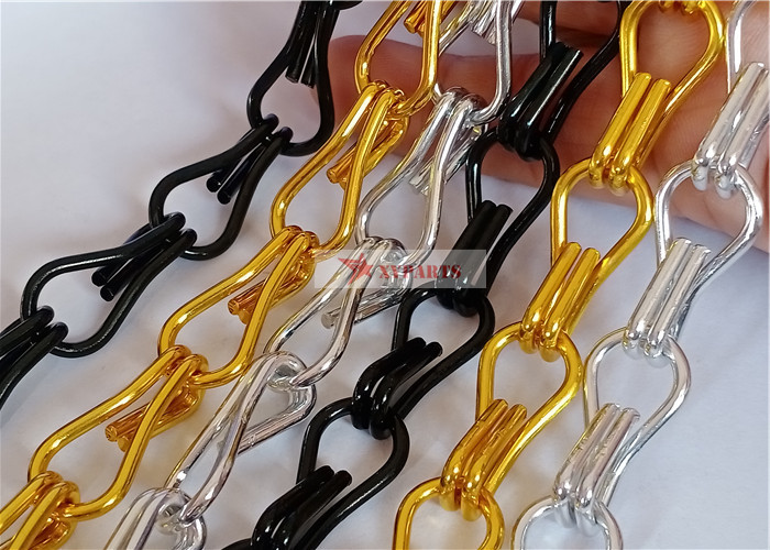 China Anodized Aluminium Metal Chain Mesh Curtains For Space Partition on sale