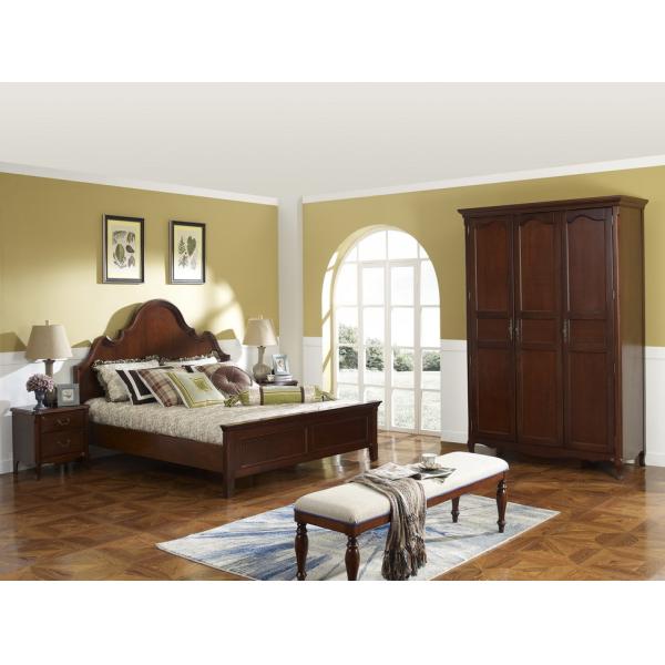 Rubber Wood Home dining room furniture Long and round dining table with 4/6 people Chair can by Upholstered cushion seat