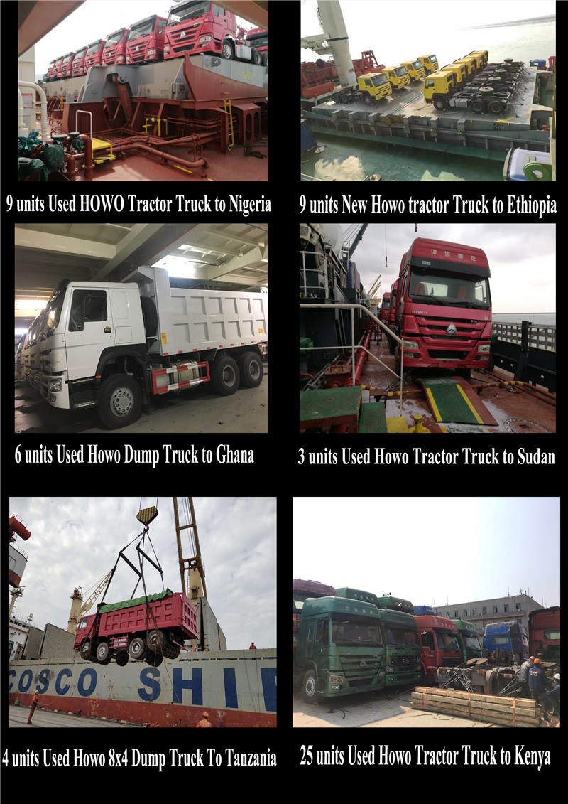 Sinotruk HOWO 6X4 420HP Used CNG Engine Tractor Truck 40 Tons Prime Mover