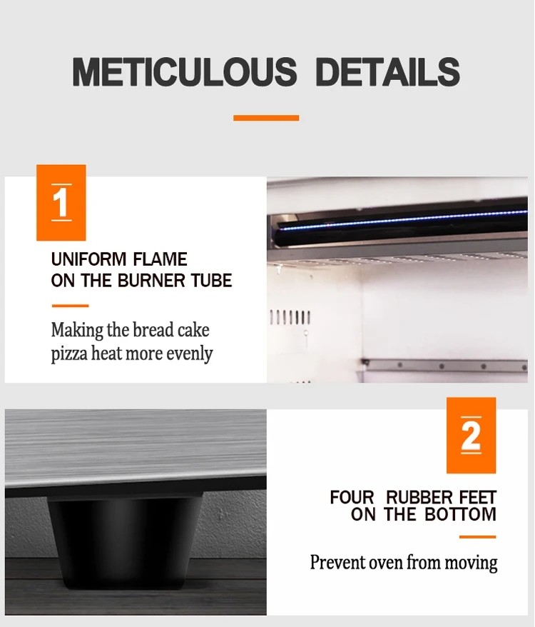 Multi Functional Bakery Oevn Customized Kitchen Appliance Electric Garland Sunfire 6 Burner Range