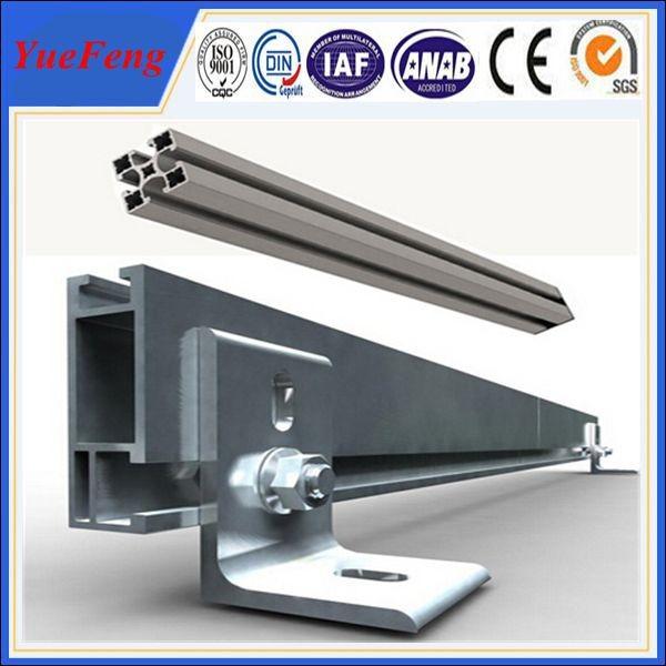 supply aluminum extrusion for railing, extruded aluminium track profile