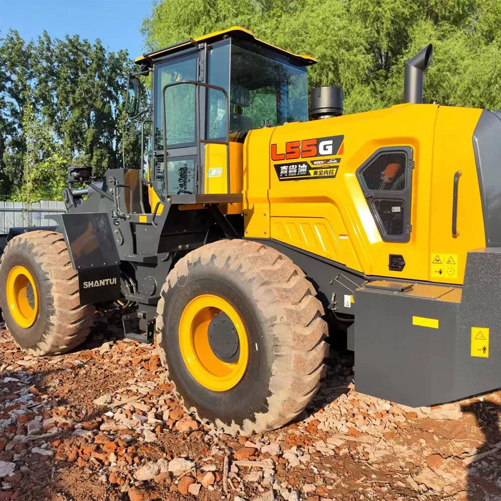 Used Shantui L55g Wheel Loader 5ton - Robust Bucket, Low Fuel Consumption