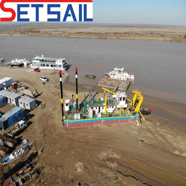 Large Capacity Wheel Bucket Dredger for River Sand Powered by Cummims Diesel Engine