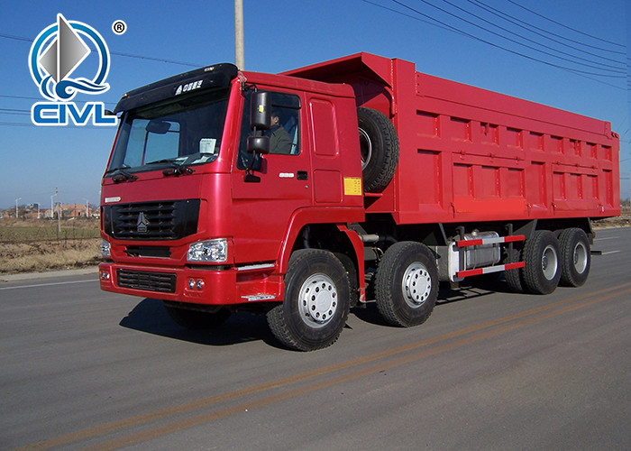 12 Wheels Dump Truck New Heavy Duty Tipper Truck 50 Ton Capacity Hydraulic Equipment