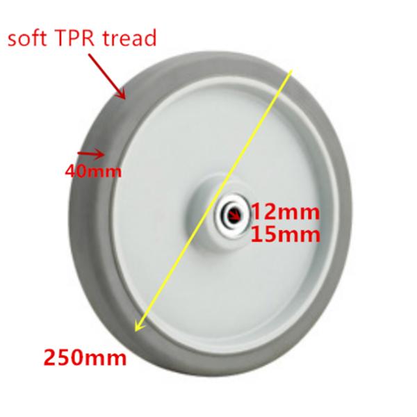 8 Inch Restaurant Hotel Ice Storage Trolley Wheels