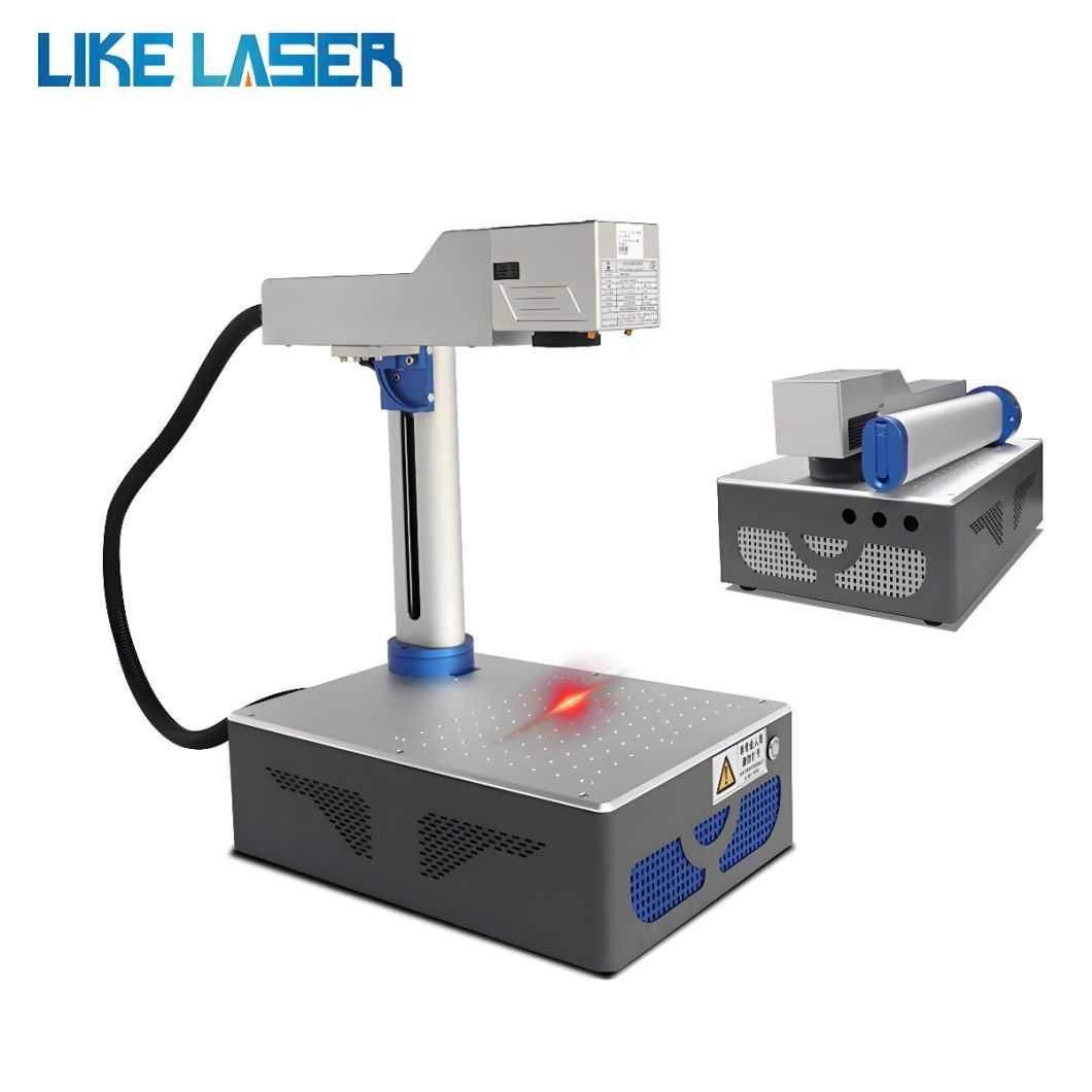 Fiber Laser Engraving Machine for Jewelry /Ring /Granite Stone Laser Engraving Blanks Stamp Making Machine