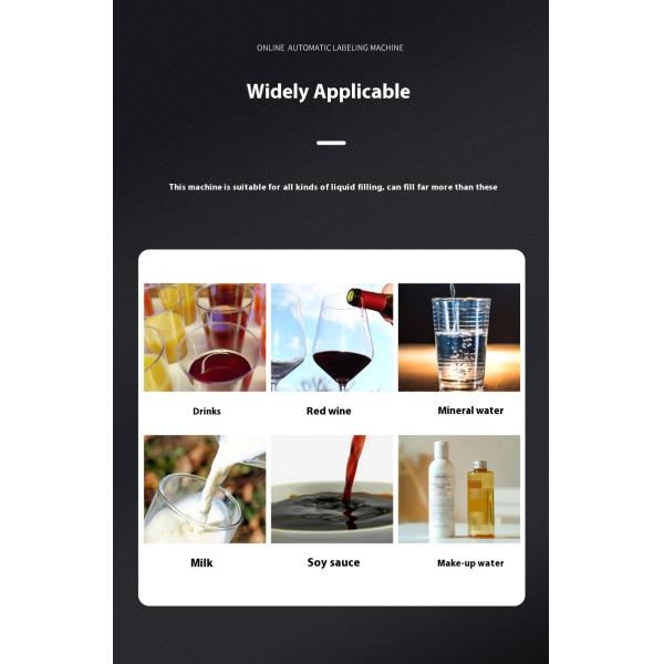 Automatic Four-Head CNC Liquid Filling Machine PET for Small Scale Glass Fruit Juice Beverage Milk Bottles Small Filling