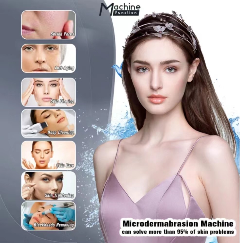 12" Touch Screen Hydradermabrasion Machine With Skin Scrubber Handpiece