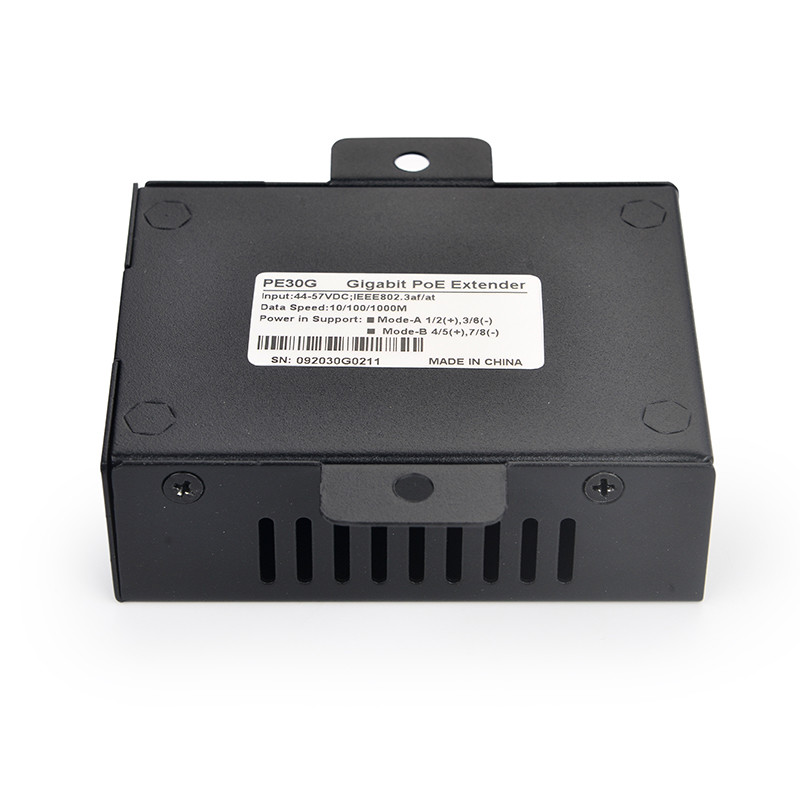 Gigabite 30W PoE Extender 10/100/1000Mbps data rates IEEE802.3at/af 0.625A for POE camera