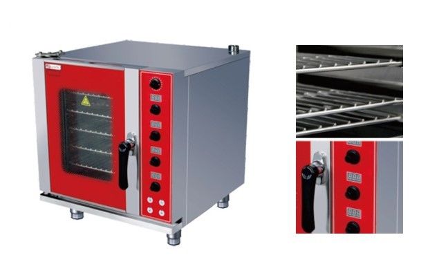 Commercial Electric Steam Combi Oven High Efficiency 5 Deck Table Top CE Certification