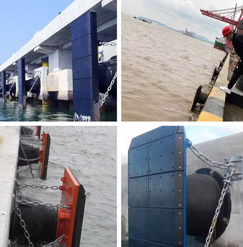 1100h Cone Type Marine Fender Wide Contact Face Energy Efficient Corrosion Resistant