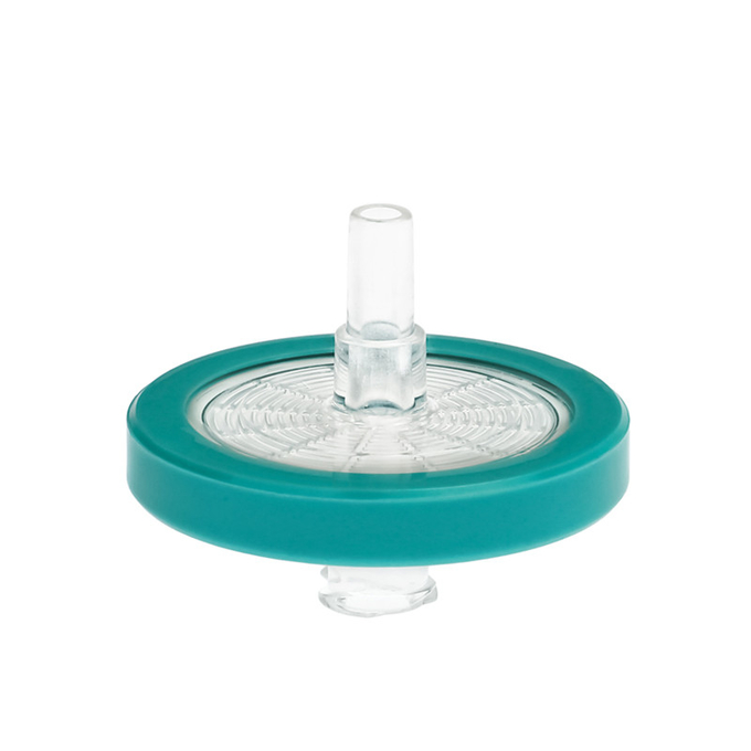 Lab-applicable 25mm 0.45μm Hydrophobic PES Blue Syringe Filters, 100-pack, 3 Years Usable