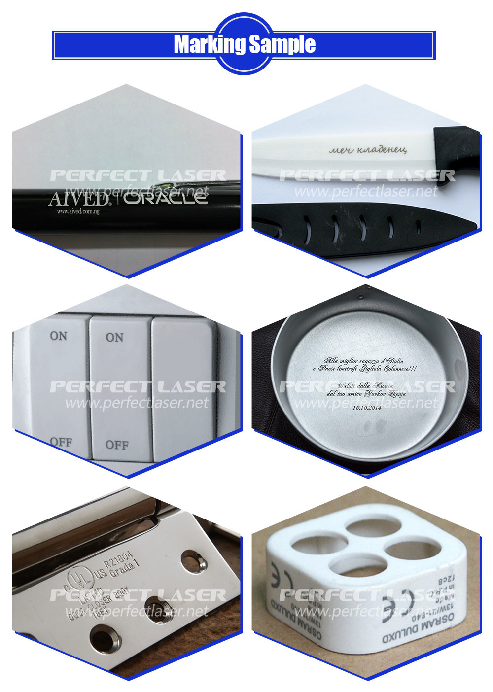 Air Cooling CNC Laser Marking Equipment With High Etching Depth , 1 Year Warranty
