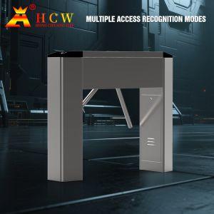 HCW Security Entrance Barrier Systems Tripod Turnstile Gate Mechanism Controlled