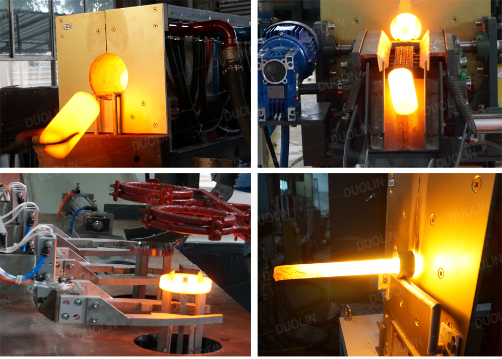 Automatic Turnkey IGBT Bolt Head Nut Induction Forging Equipment Industrial Induction Heater