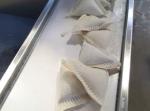 automatic samosa making machine, triangle dumpling machine