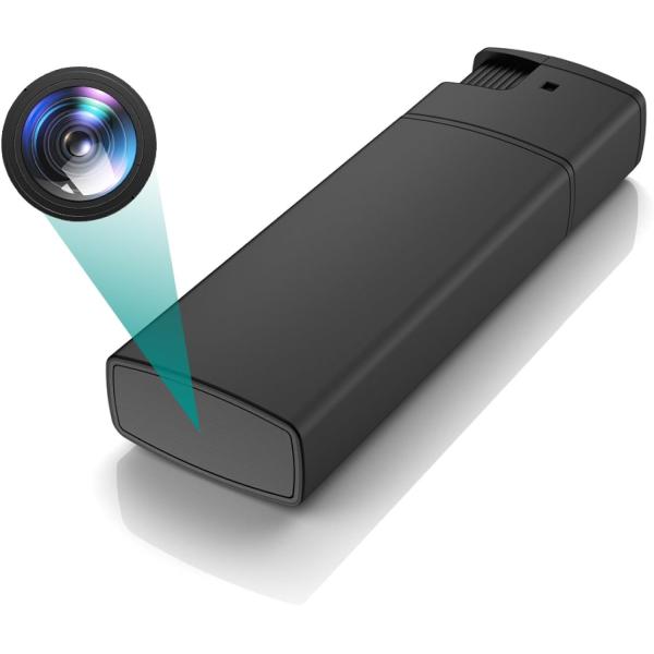 Compact Discreet No Wi-Fi Electric Lighter Hidden Camera with Loop Recording