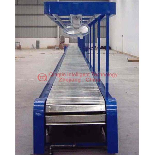 Adjustable Speed Automated Conveyor Systems , Industrial Slat Chain Conveyor