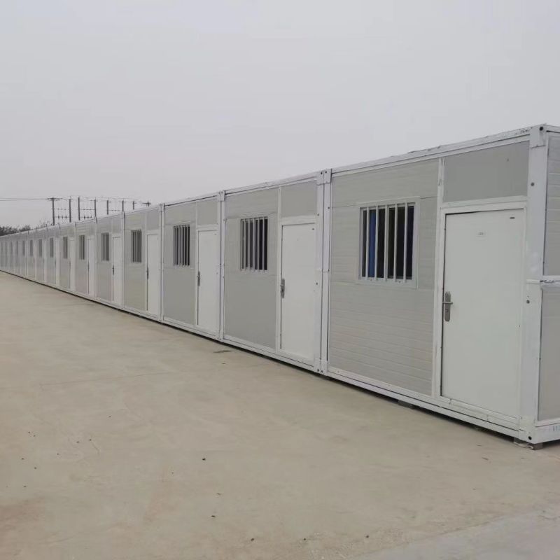 Homes Portable Office Building White or Customized Color Prefab Foldable Container Home