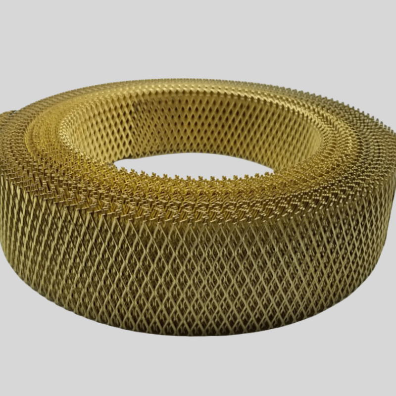 China Expanded Copper Brass Electromagnetic Shielding Mesh For Room Shielded on sale