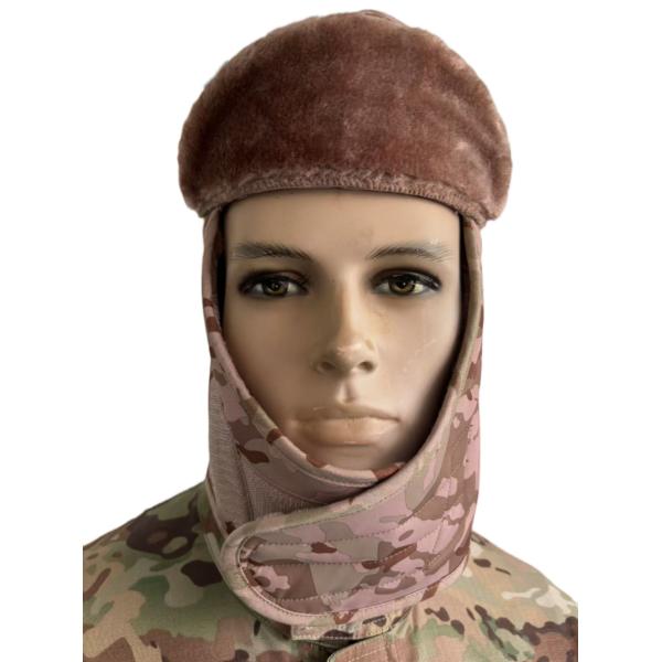 Quality Men'S Hunting Winter Camouflage Military Caps Windproof With Fur for sale