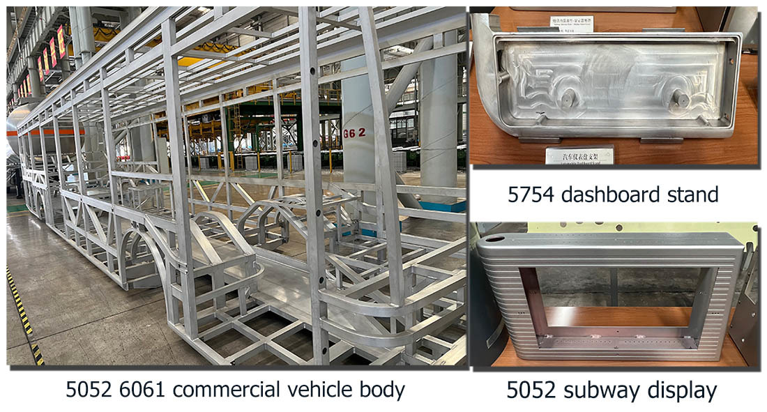 High Strength Al Mg Alloy Plate 5754 Plate Automobile Application Aluminum