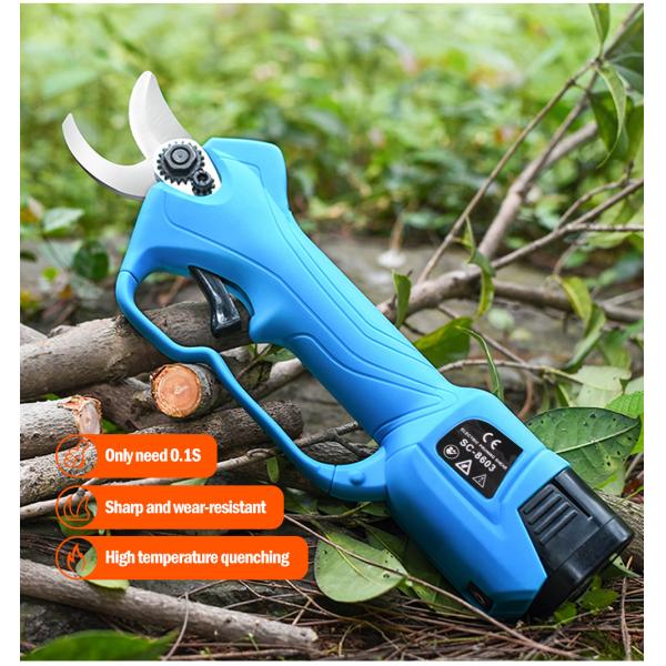 Swansoft 28mm 16.8V 16.8V 무선 정리기 리튬 이온 정리 전단 효율적인 가위 분재 전기 나뭇 가지 정원 도구 전기 SC-8603