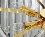 Nordic Circular Electroplating Pendant Lights Modern E14 Light Source
