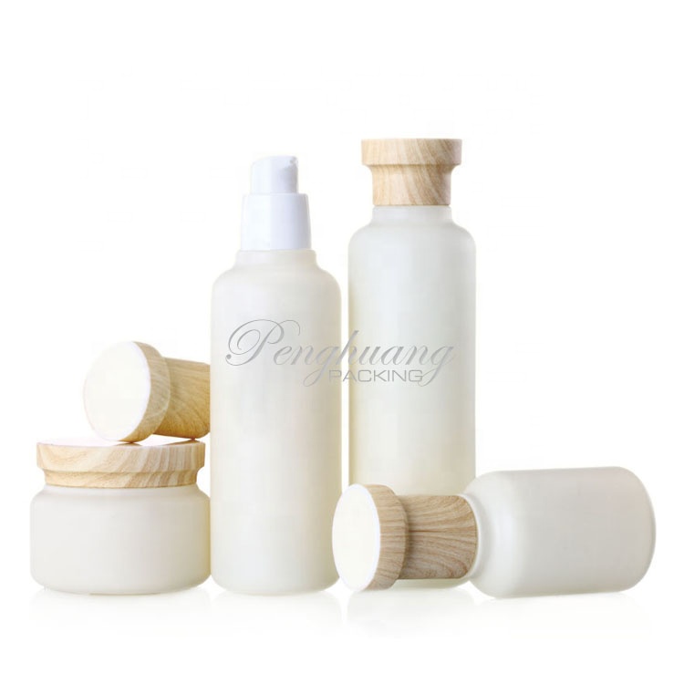 Empty OEM Cosmetic Bottle Packaging Environmentally Friendly Round Shape