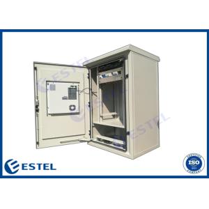 Quality Double Wall 21U DC48V Pole Mount Weatherproof Enclosure for sale