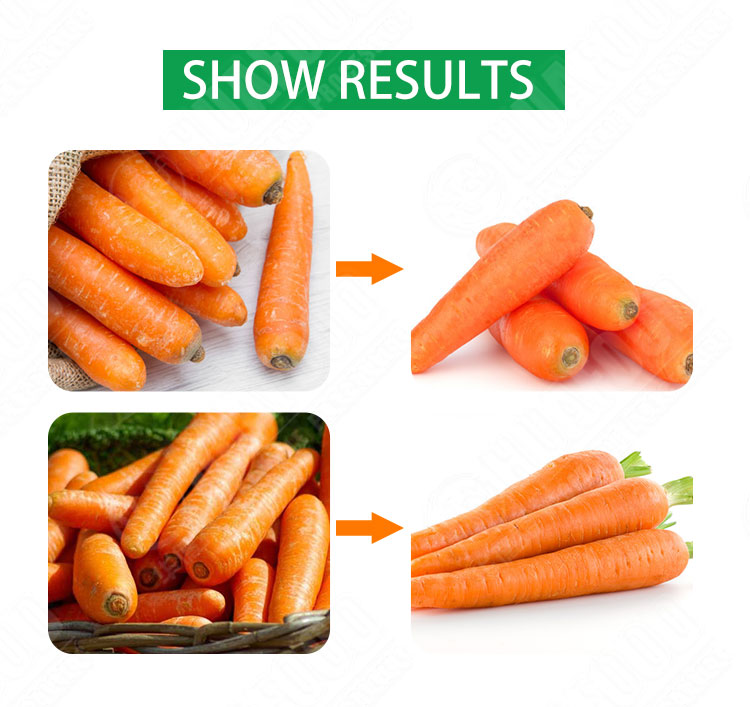 1.85KW Fruit Vegetable Processing Equipment Cucumber Carrot Sorting Machine