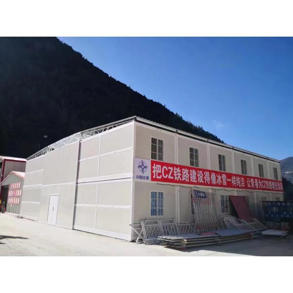 Temporary Fold Out Container Homes , 20ft Prefab Tiny Flat Pack Container Homes