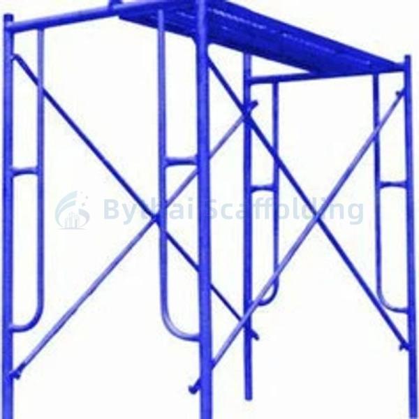 Safety Pre-Galvanized Ladder Frame Scaffolding From Meets Certification Standards