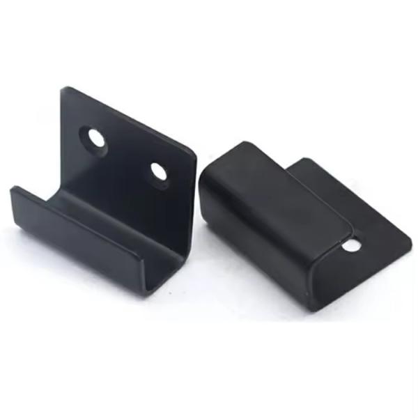 Metal Brackets Customized Fabricating Black Metal Brackets Spraying Service