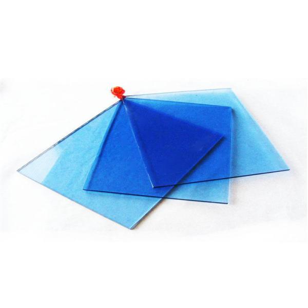Light Blue Tinted Tempered Glass For Interior Glass Screens Sample Available