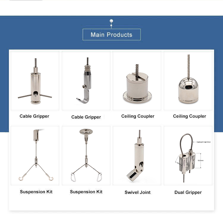 OEM Custom Adjustable Swivel Joint Metal Cable Clamp Wire and Cable Assembly Cable Clamp