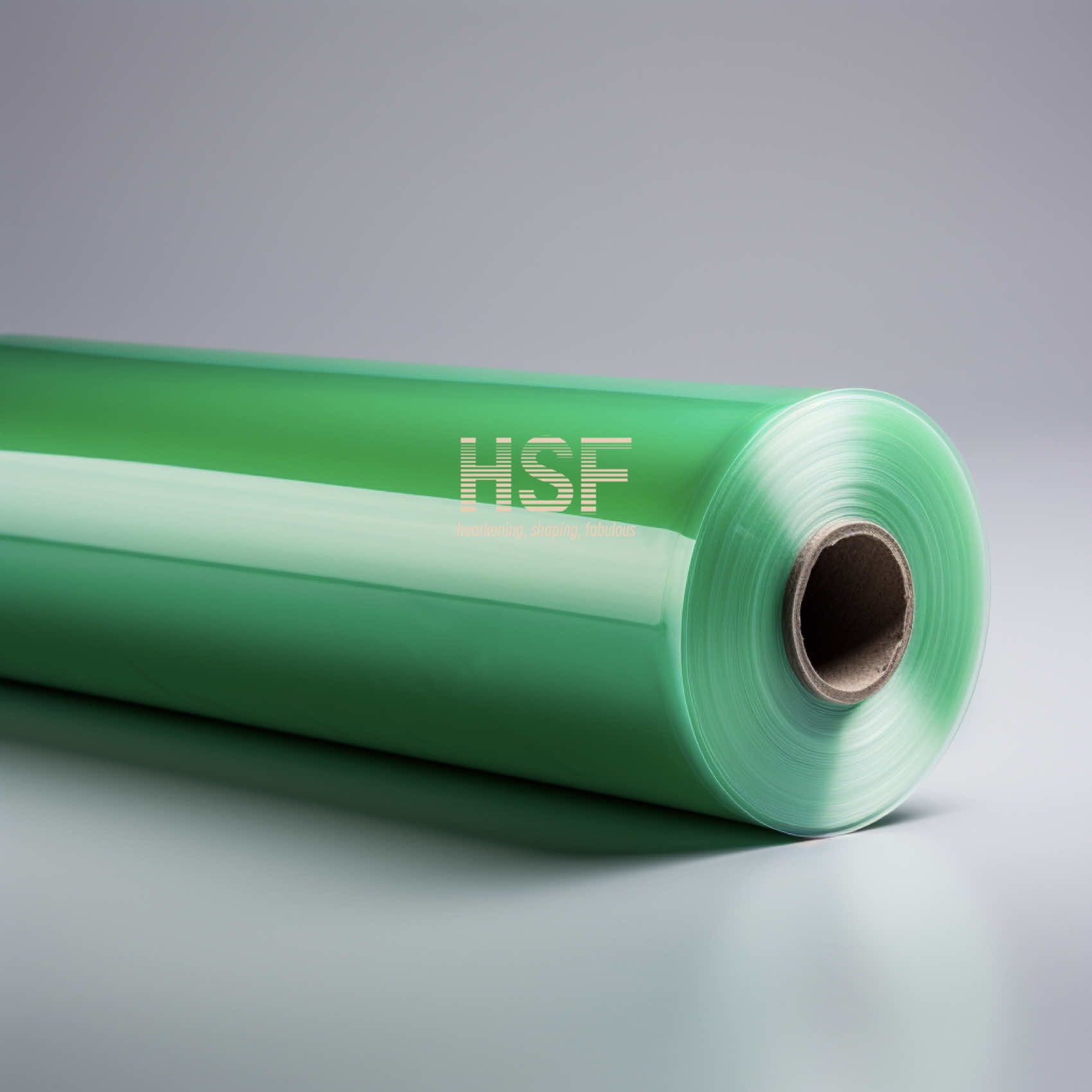 80 Micron Opaque Green Mono Axially Oriented Polyethylene / PE Film