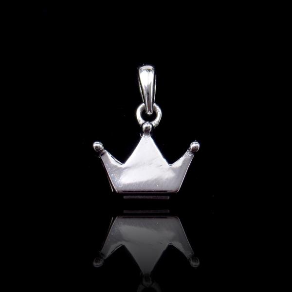 S925 Anchor Shape Plain Silver Pendant Plated Rhodium Simple Design Without Stone