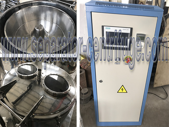 PPTD Ex Proof Basket Centrifuge Machine , Manual Top Discharge Centrifuge