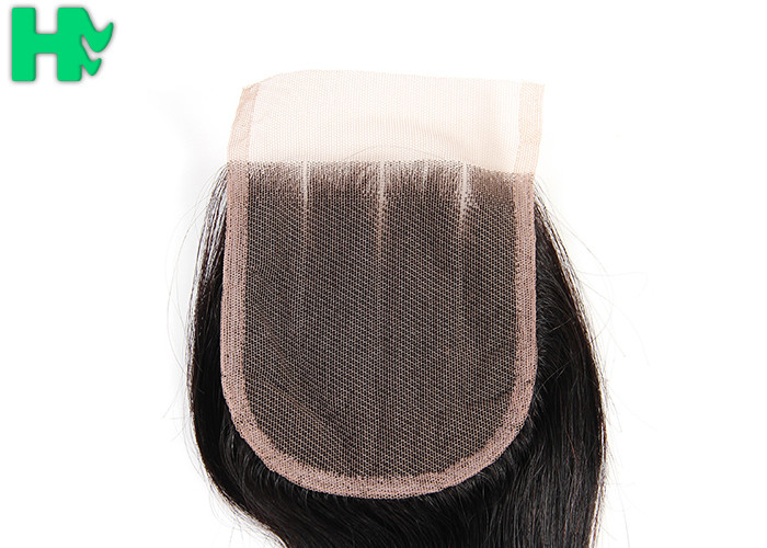 8’’ - 20’’Unprocessed Human Hair Closure Kinky Curly Bleached Knots