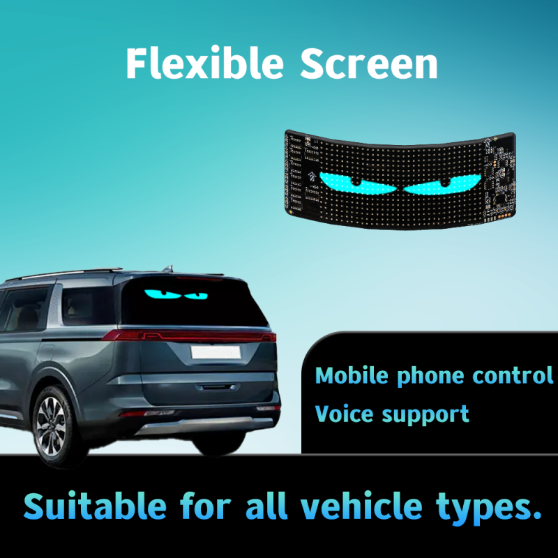 Harmchom HC Demon Eye Led Screen IP68 Waterproof App Remote Control for car