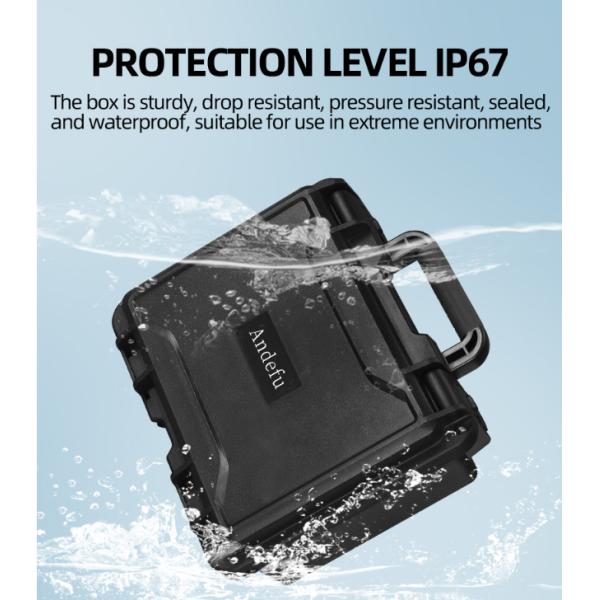 EM-3325 IP67 Waterproof Tool Box 362x310x174mm Shockproof Case