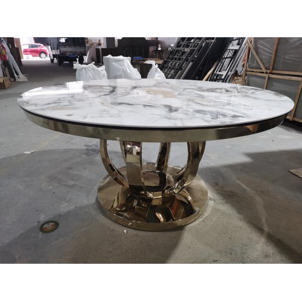 Living Room Furniture Furniture Round Table Dining Table Set Marble Dining Table and 4 Chairs