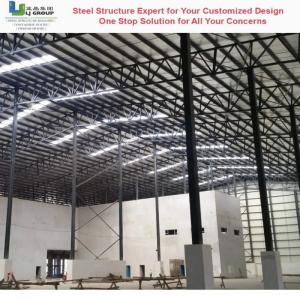 Rock Wool Panel Engineered Steel Structures Light Weight Structure CE