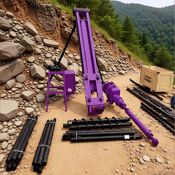 Horizontal Directional Drilling Equipment Slope Protection Operations Hydraulic DTH Drilling Rig