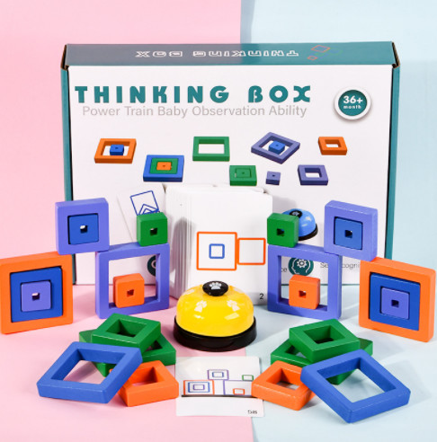 Quality Children Early Education Wooden Puzzle Table Logical Thinking Training for sale