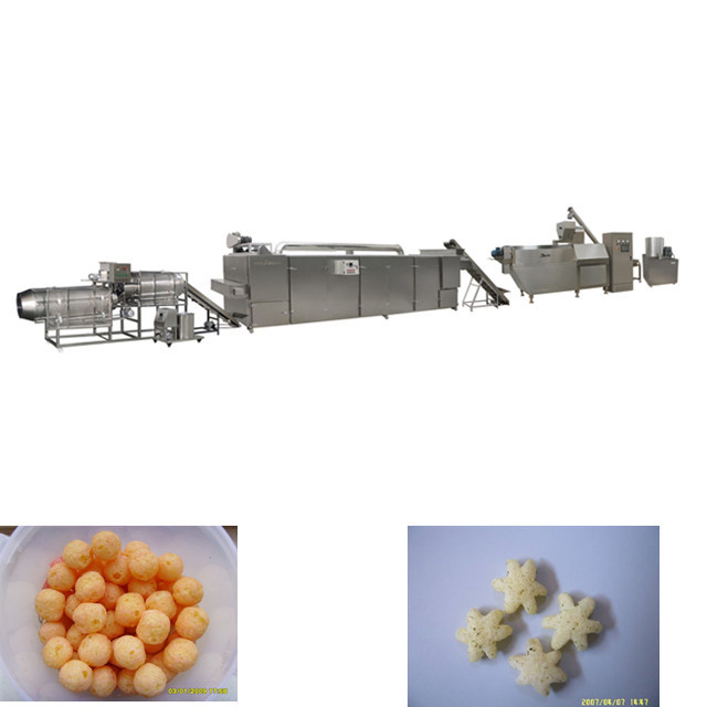 Puff Corn Snacks Extruder Machinery 