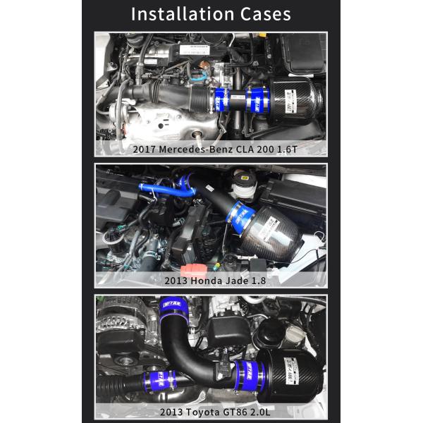 Golf Mk6 R20 Carbon Fiber Air Intake Compact With Aviation Aluminum Tube