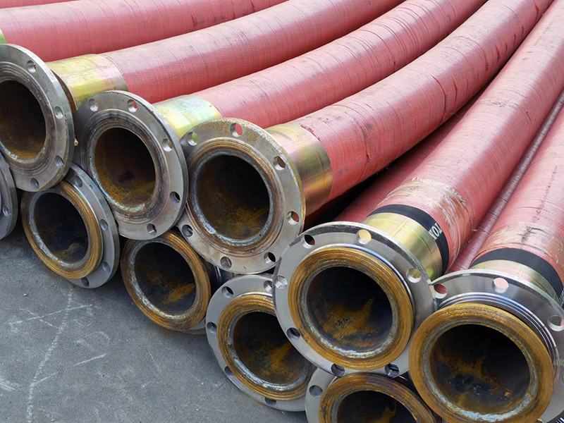 Suction And Discharge Hose Blue Black Rubber Basket Braided